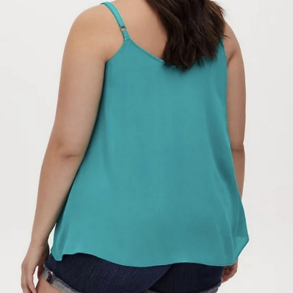 Torrid Sophie Turquoise Gauze Cami - Picture 4 of 7